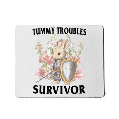 Tummy Troubles Survivor Funny Sarcastic Ibs Humor Statement Mousepad