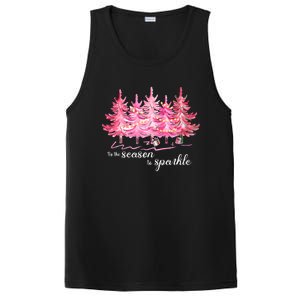 Tis The Season To Cute Pink Christmas Tree Family Meaningful Gift PosiCharge Competitor Tank