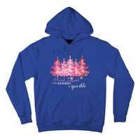 Tis The Season To Cute Pink Christmas Tree Family Meaningful Gift Hoodie