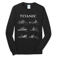 Titanic Titanic Sinking Titanic History Titanic Tall Long Sleeve T-Shirt