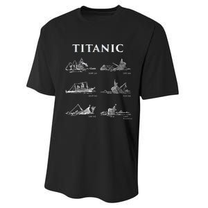 Titanic Titanic Sinking Titanic History Titanic Performance Sprint T-Shirt