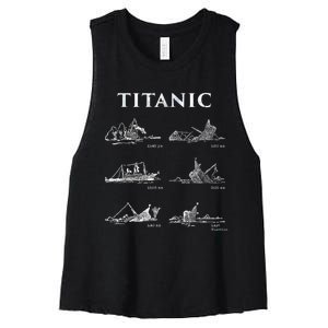 Titanic Titanic Sinking Titanic History Titanic Women's Racerback Cropped Tank