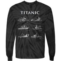 Titanic Titanic Sinking Titanic History Titanic Tie-Dye Long Sleeve Shirt