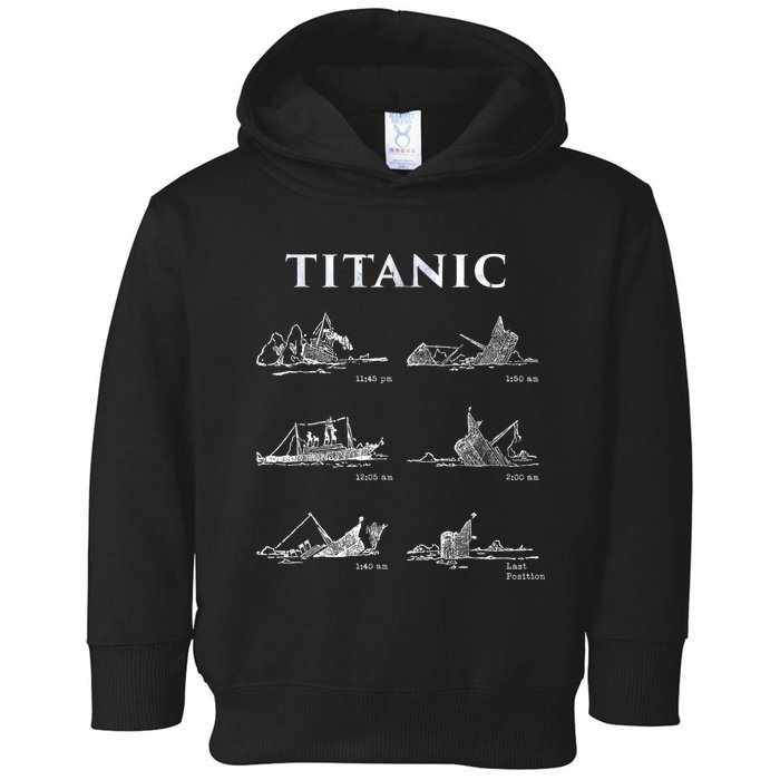 Titanic Titanic Sinking Titanic History Titanic Toddler Hoodie