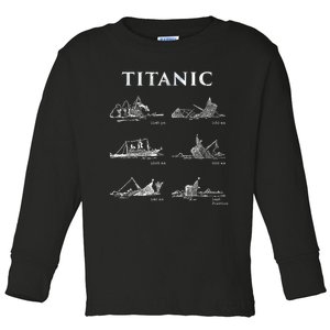 Titanic Titanic Sinking Titanic History Titanic Toddler Long Sleeve Shirt