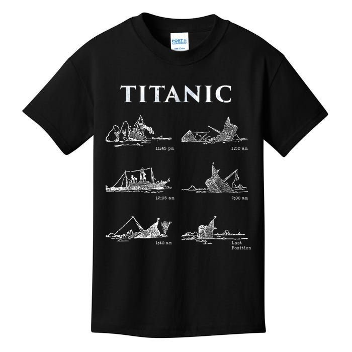 Titanic Titanic Sinking Titanic History Titanic Kids T-Shirt