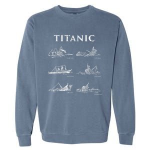 Titanic Titanic Sinking Titanic History Titanic Garment-Dyed Sweatshirt