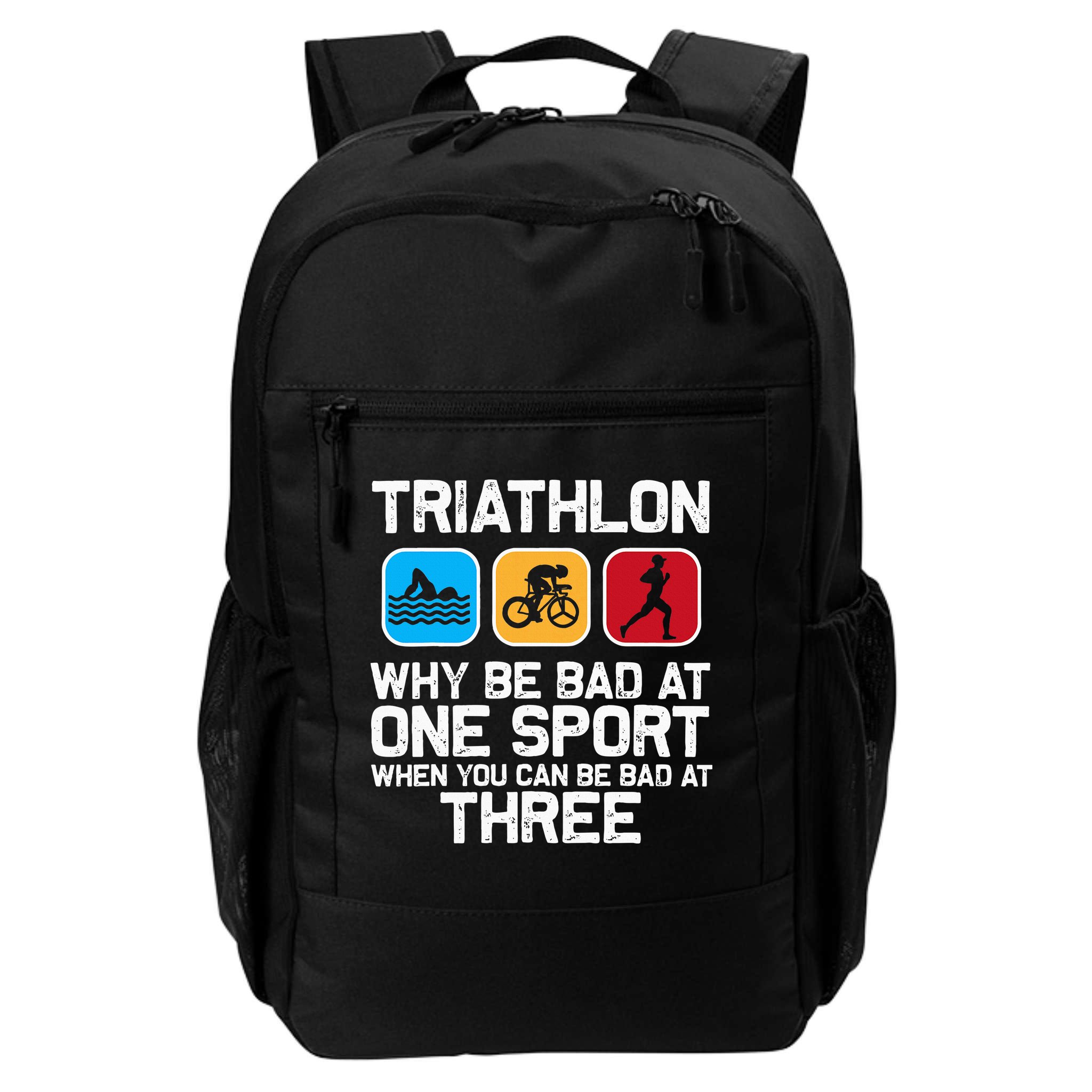 Triathlon Triathlete Swim Bike Run Sport Backpack