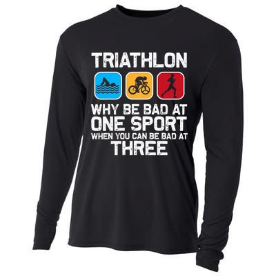 Triathlon Triathlete Swim Bike Run Sport Cooling Performance Long Sleeve Crew