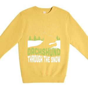 Through The Snow Gift Premium Crewneck Sweatshirt