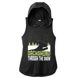 Through The Snow Gift Ladies PosiCharge Tri-Blend Wicking Draft Hoodie Tank