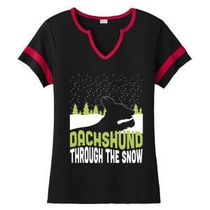 Through The Snow Gift Ladies Halftime Notch Neck Tee