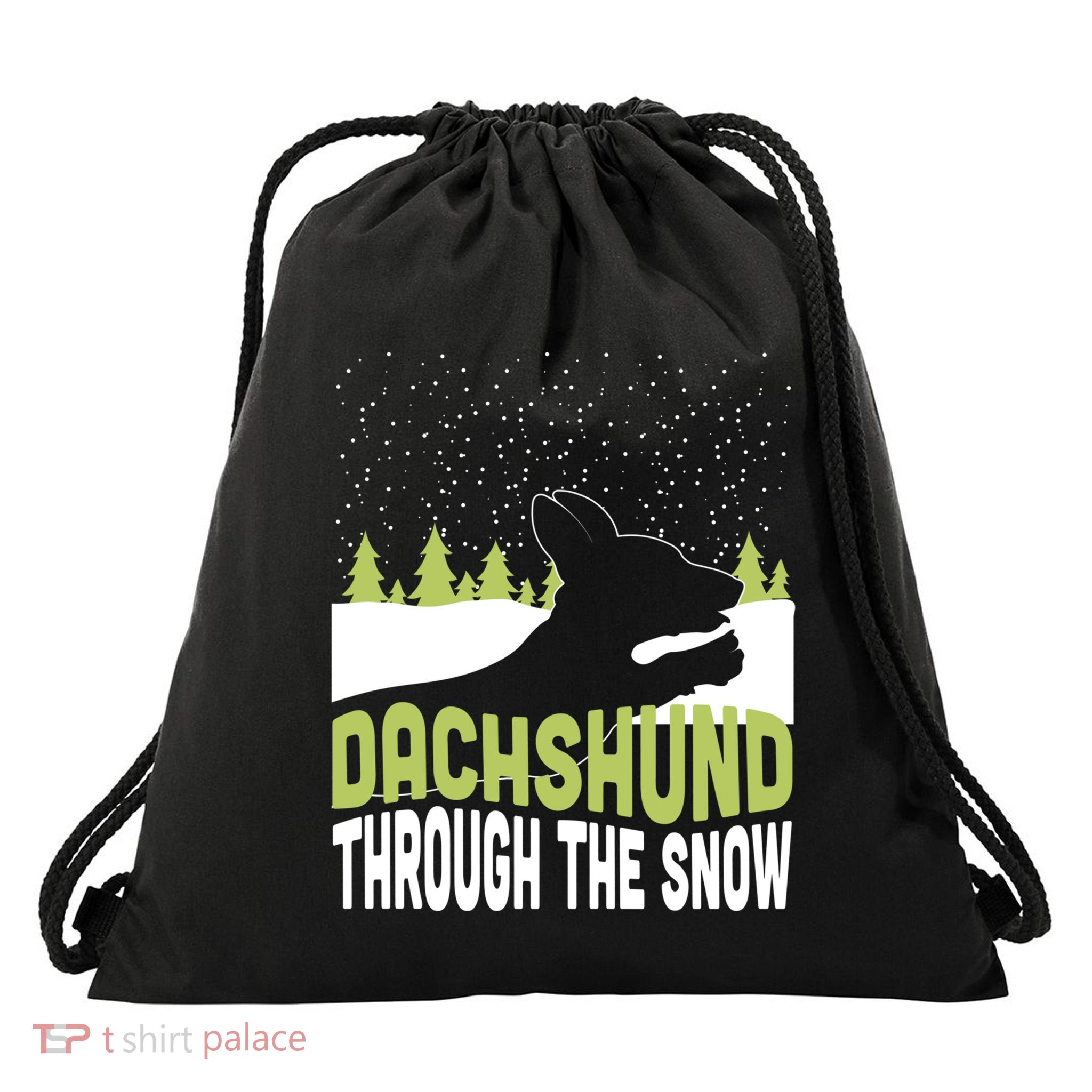 Through The Snow Gift Drawstring Bag