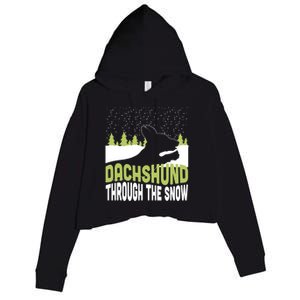 Through The Snow Gift Crop Fleece Hoodie