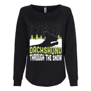 Through The Snow Gift Womens California Wash Sweatshirt