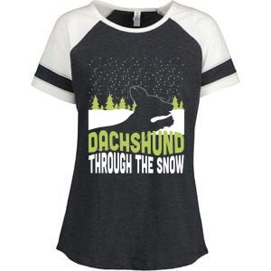 Through The Snow Gift Enza Ladies Jersey Colorblock Tee