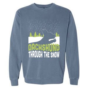 Through The Snow Gift Garment-Dyed Sweatshirt