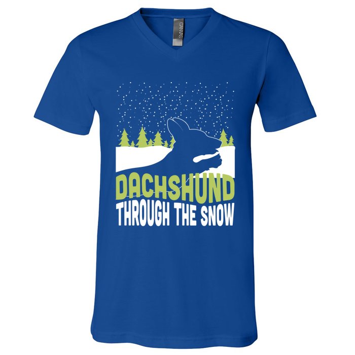 Through The Snow Gift V-Neck T-Shirt