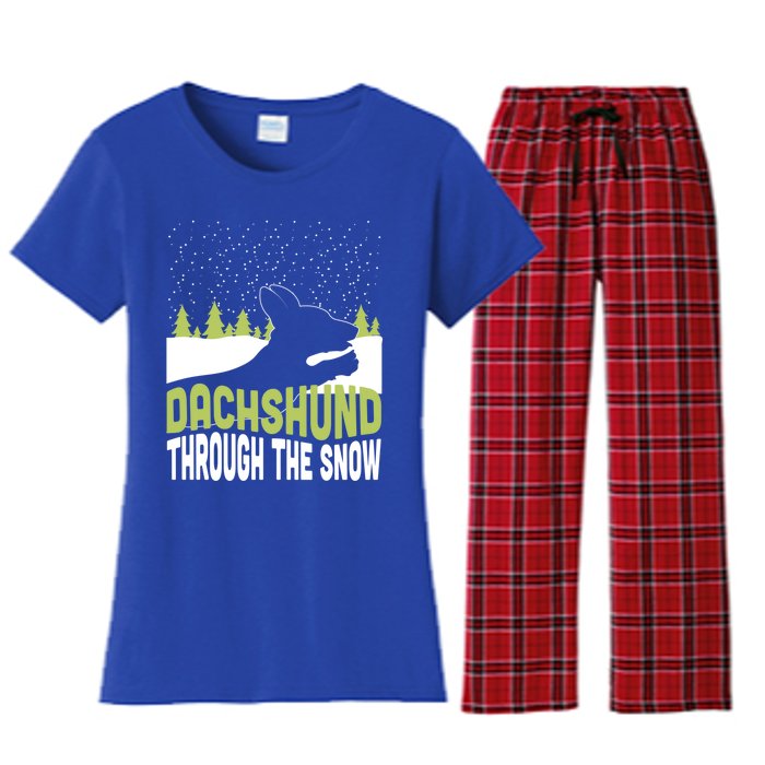 Through The Snow Gift Women's Flannel Pajama Set