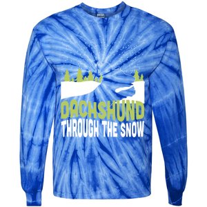 Through The Snow Gift Tie-Dye Long Sleeve Shirt