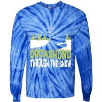 Through The Snow Gift Tie-Dye Long Sleeve Shirt