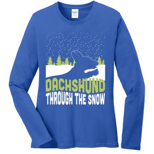 Through The Snow Gift Ladies Long Sleeve Shirt