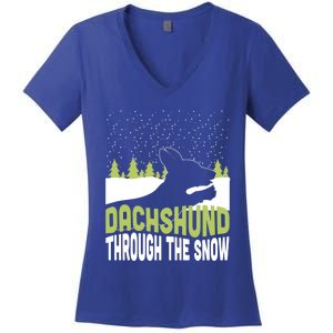 Through The Snow Gift Women's V-Neck T-Shirt