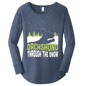 Through The Snow Gift Women's Perfect Tri Tunic Long Sleeve Shirt