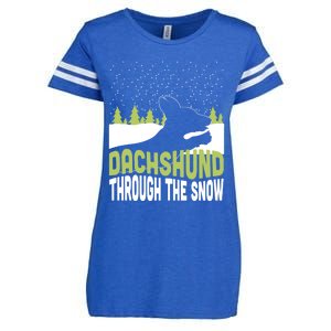 Through The Snow Gift Enza Ladies Jersey Football T-Shirt