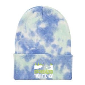 Through The Snow Gift Tie Dye 12in Knit Beanie