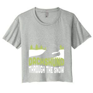 Through The Snow Gift Women's Crop Top Tee