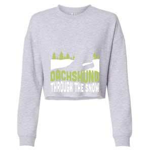 Through The Snow Gift Cropped Pullover Crew