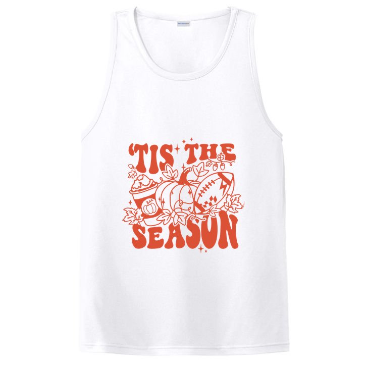 Tis The Season Football Thanksgiving Family Game Day PosiCharge Competitor Tank