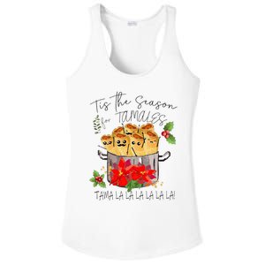 Tis The Season For Tamales Funny Mexican Christmas  Ladies PosiCharge Competitor Racerback Tank