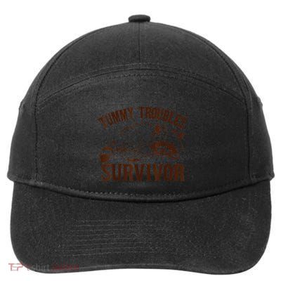 Tummy Troubles Survivor 7-Panel Snapback Hat