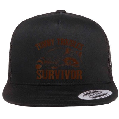 Tummy Troubles Survivor Flat Bill Trucker Hat
