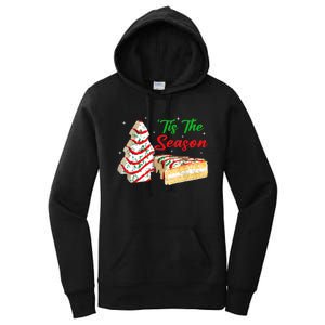 Tis The Season Design Christmas Tree Cakes Debbie Women's Pullover Hoodie