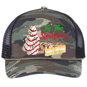 Tis The Season Design Christmas Tree Cakes Debbie Retro Rope Trucker Hat Cap