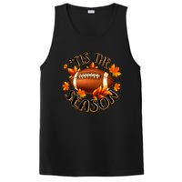 Tis The Season Pumpkin Leaf Fall Thanksgiving Football PosiCharge Competitor Tank