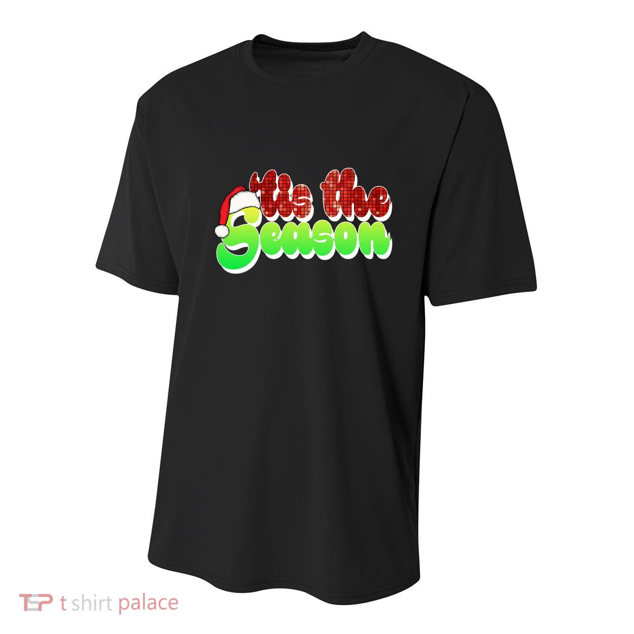 Tis The Season Santa Christmas Lover Retro Youth Performance Sprint T-Shirt
