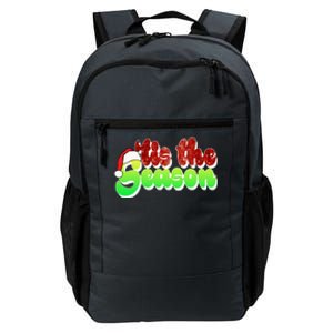 Tis The Season Santa Christmas Lover Retro Daily Commute Backpack