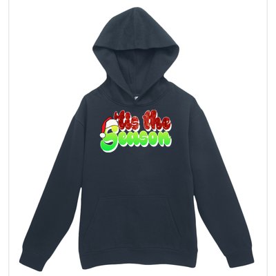 Tis The Season Santa Christmas Lover Retro Urban Pullover Hoodie