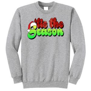 Tis The Season Santa Christmas Lover Retro Sweatshirt