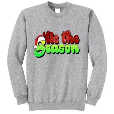 Tis The Season Santa Christmas Lover Retro Sweatshirt