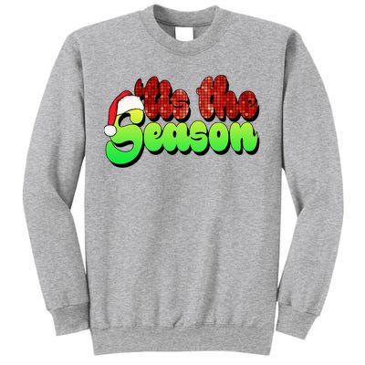 Tis The Season Santa Christmas Lover Retro Sweatshirt