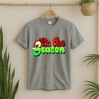 Tis The Season Santa Christmas Lover Retro T-Shirt
