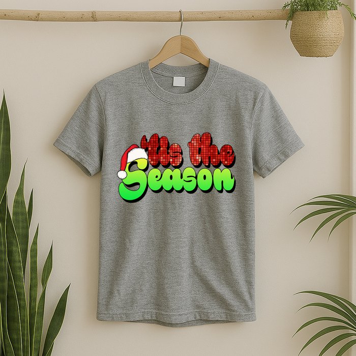 Tis The Season Santa Christmas Lover Retro T-Shirt