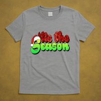 Tis The Season Santa Christmas Lover Retro T-Shirt