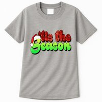 Tis The Season Santa Christmas Lover Retro Tall T-Shirt
