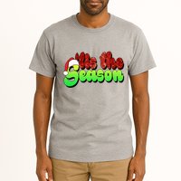Tis The Season Santa Christmas Lover Retro Tall T-Shirt
